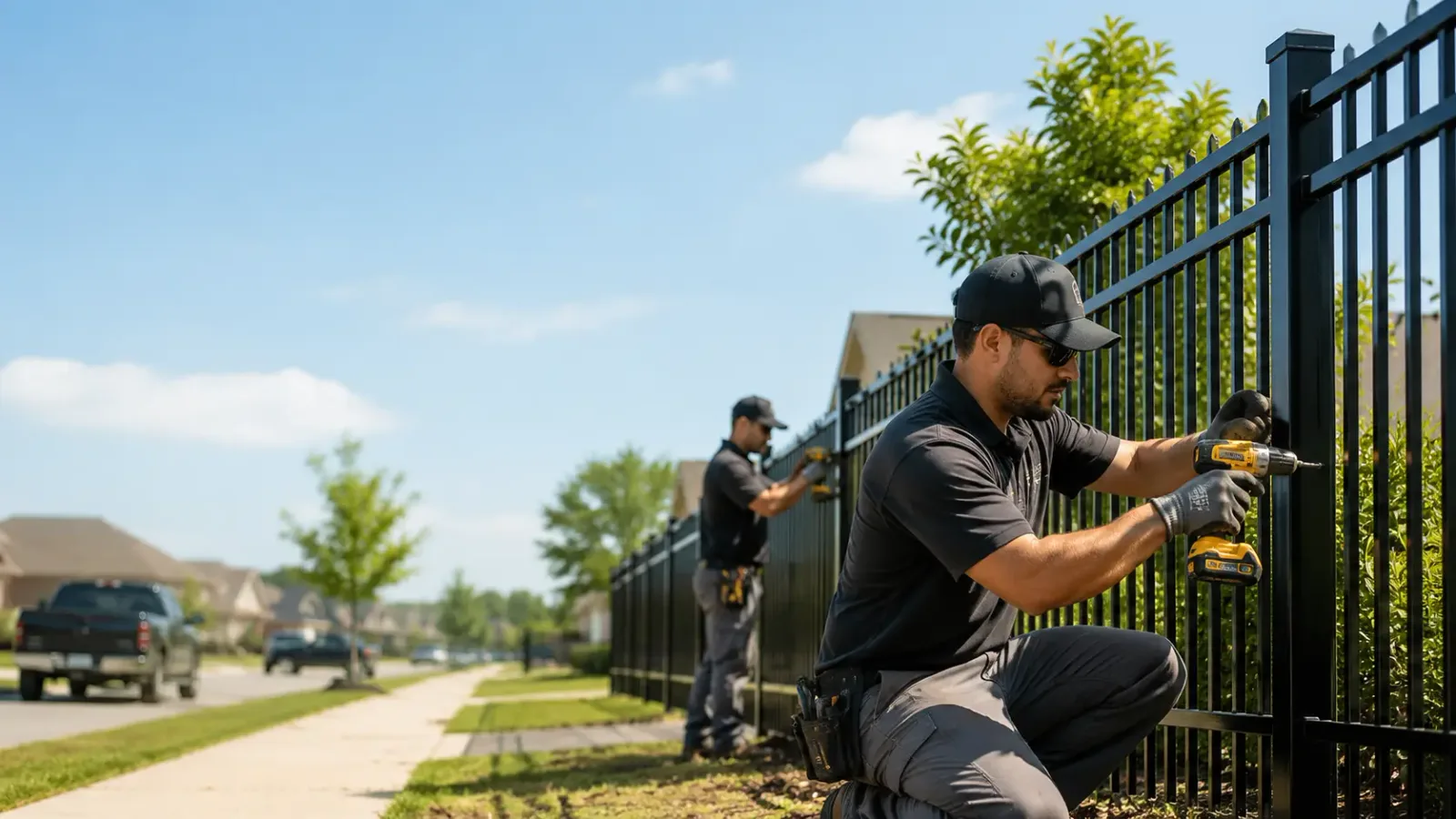 Metal Fence Installation in Slayden, TN